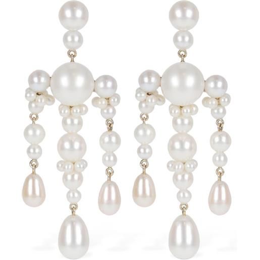 SOPHIE BILLE BRAHE orecchini pearl jardin de perle in oro 14kt