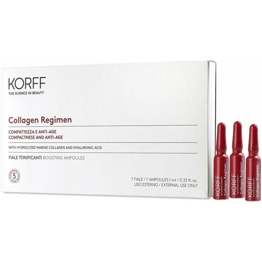 Amicafarmacia korff collagen regimen compattezza e antiage 7 fiale tonificanti