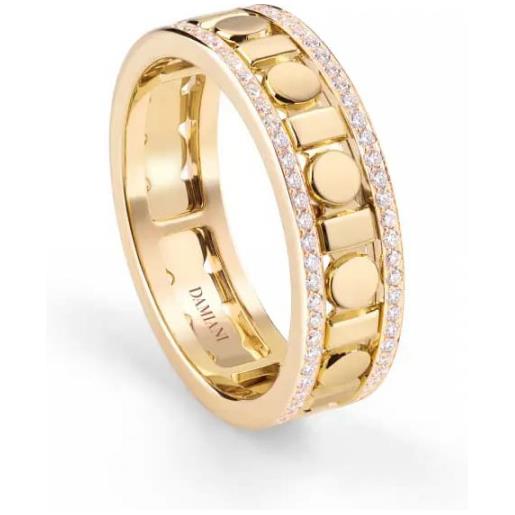 Damiani anello belle epoque reel oro giallo diamanti