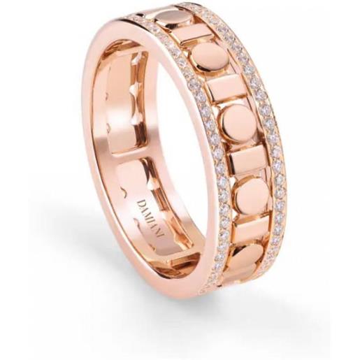 Damiani anello belle epoque reel oro rosé diamanti