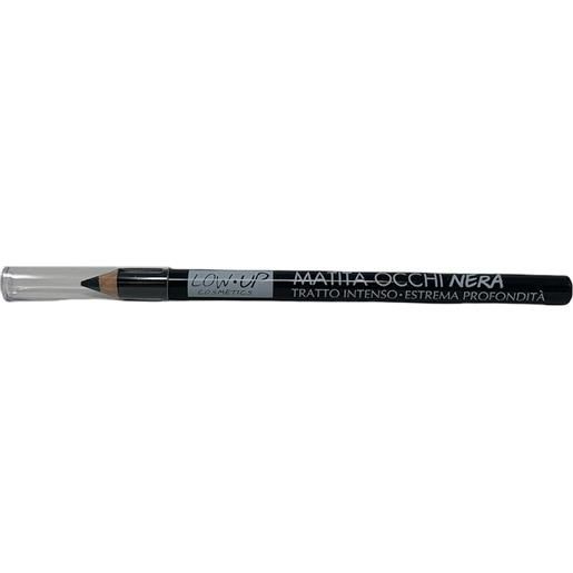Lowup low up cosmetics matita contorno occhi nera, 1 matita