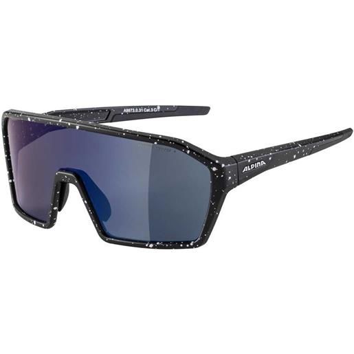Alpina ram hm+ mirrored polarized sunglasses nero hicon blue mirror/cat3