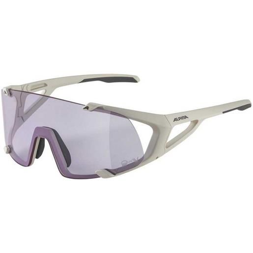 Alpina Snow hawkeye s q-lite v photochromic sunglasses grigio purple/cat1-3