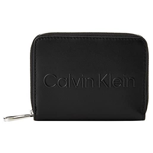 Calvin Klein set za 4cc w/coin k50k509973, portafogli uomo, nero (ck black), os