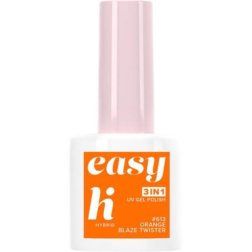 HI HYBRID easy 3in1 smalto semipermanente 5ml smalto effetto gel #613 orange blaze twister