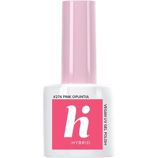 HI HYBRID fiesta smalto semipermanente 5ml smalto effetto gel #274 pink opuntia