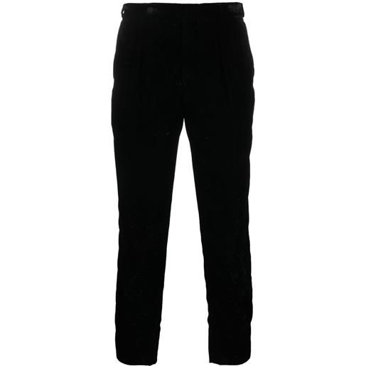 Saint Laurent pantaloni crop - nero