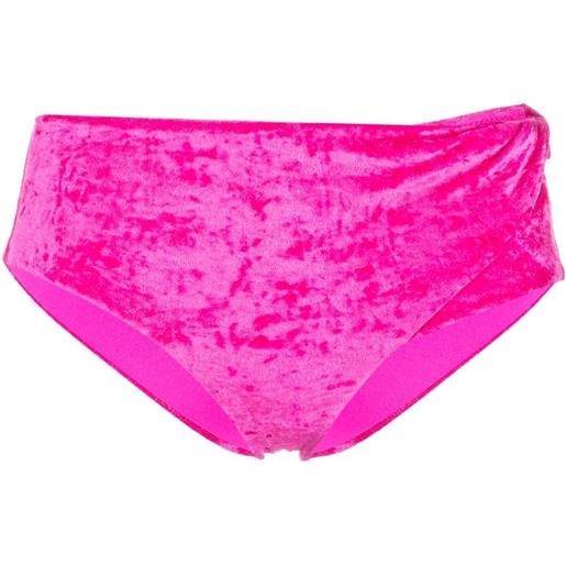 Versace slip bikini con placca medusa - rosa