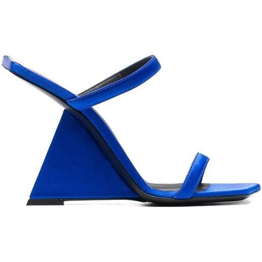 Giuseppe Zanotti sandali con tacco scolpito - blu