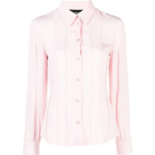 Boutique Moschino camicia plissettata - rosa
