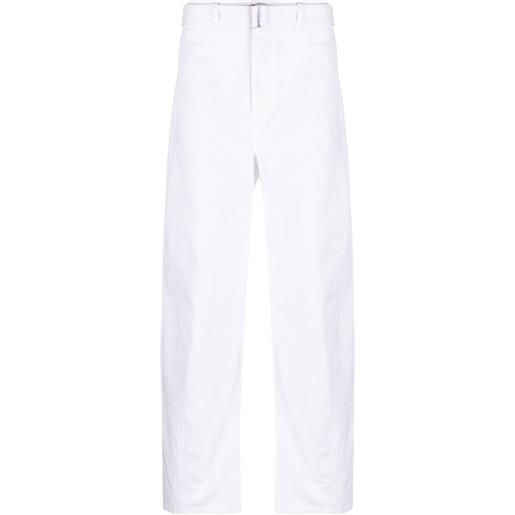LEMAIRE jeans dritti twisted - bianco