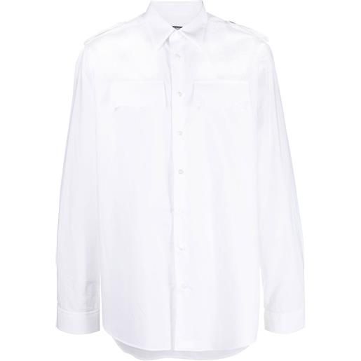Raf Simons camicia uniform - bianco