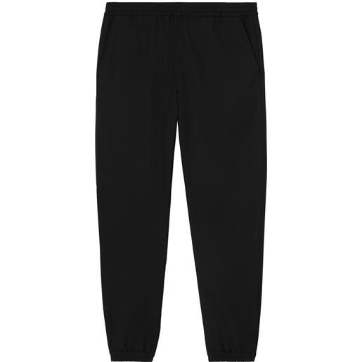 Burberry pantaloni sportivi sartoriali - nero