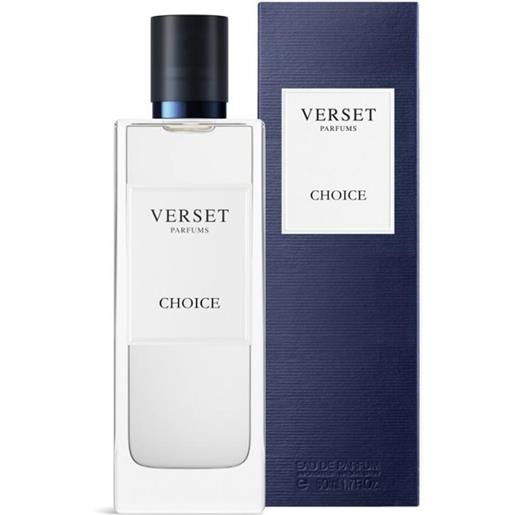 Verset parfums choice profumo uomo, 50ml