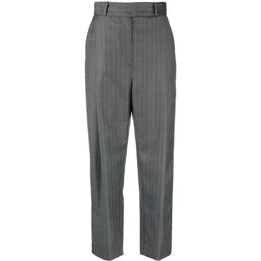 TOTEME pantaloni sartoriali gessati - grigio