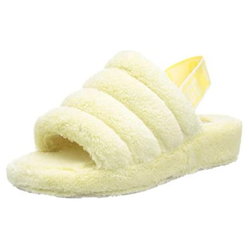 UGG fluff yeah terry, pantofole donna, giallo (banana pudding), 36 eu
