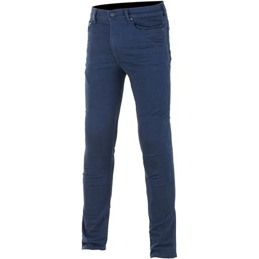 Alpinestars jeans uomo cerium tech-stretch riding - 7202 rinse blue