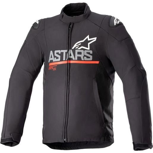 Alpinestars giacca uomo smx wp - 1993 black dark grey bright red