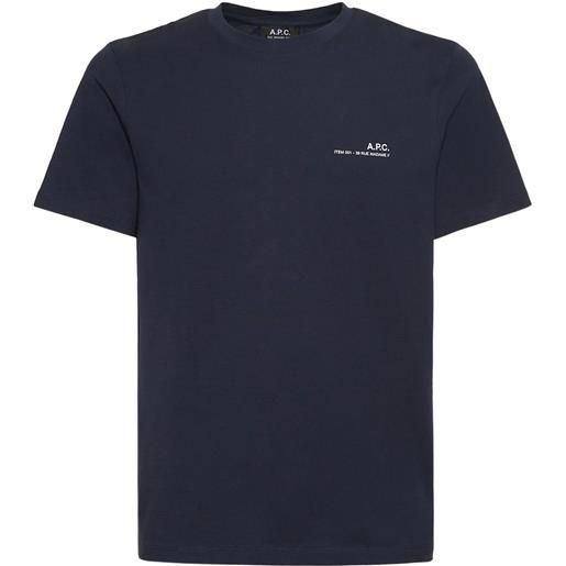 A.P.C. t-shirt in jersey con logo