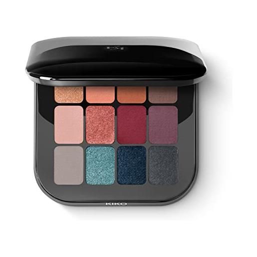 KIKO milano cult colours eyeshadow palette 01 | palette con 12 ombretti sfumabili dalle tonalità ricercate