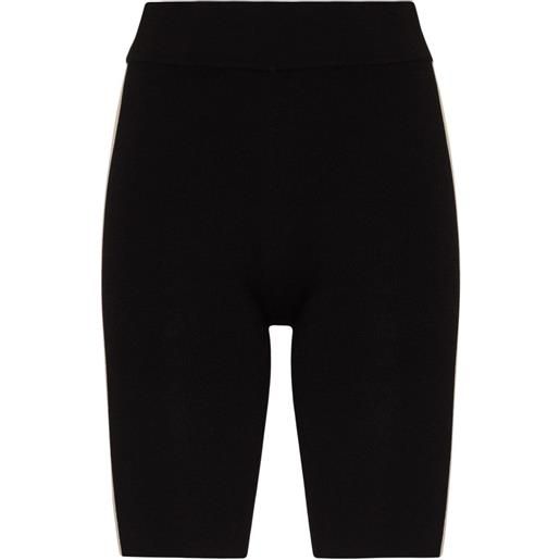 St. Agni shorts da ciclismo con banda laterale - nero