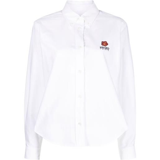 Kenzo camicia con stampa - bianco