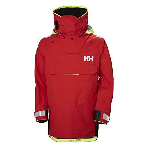 Helly Hansen aegir ocean dry regenjacke, giacca impermeabile uomo, rosso, xxl