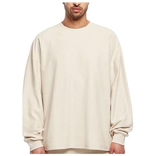 Urban classics maglia uomo oversize, felpa maschile a maniche lunghe, 100% cotone, maglione tuta, diversi colori disponibili, taglie: s - 5xl