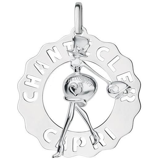 Chantecler / logo / ciondolo grande madame clochette / argento