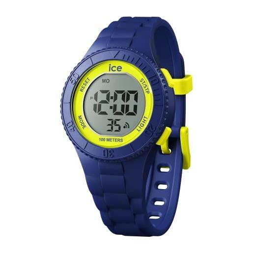 Ice-watch - ice digit navy yellow - orologio blu da bambini con cinturino in plastica - 021273 (extra small)