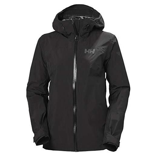 Helly Hansen w verglas 2l ripstop shell jac giacca donna, donna, giacca, 62758, nero 990, xs