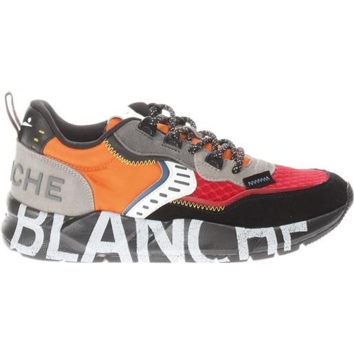 Voile Blanche sneaker club01 black-red-orange