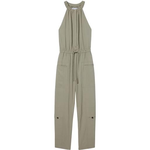 Proenza Schouler White Label sleeveless drawstring jumpsuit - grigio