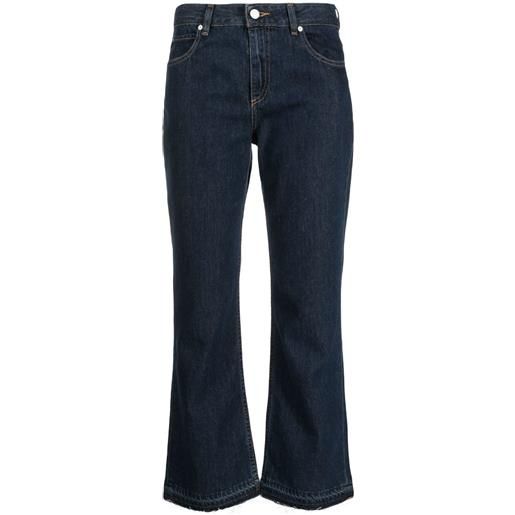 RED Valentino jeans svasati crop - blu