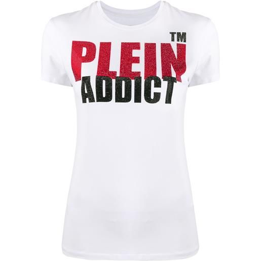 Philipp Plein t-shirt con decorazione - bianco