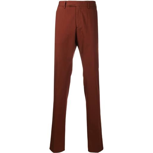 Zegna pantaloni slim - marrone