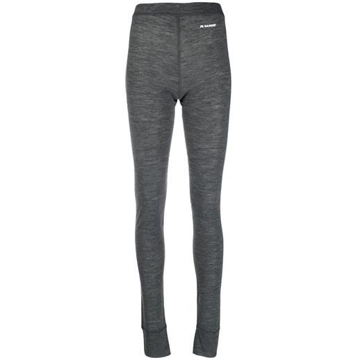 Jil Sander leggings - grigio