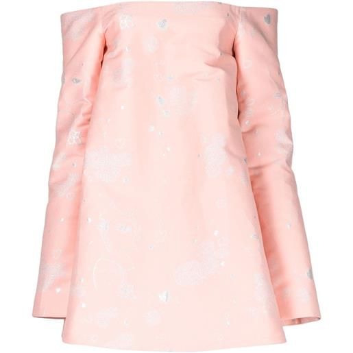Macgraw abito corto virtuoso con spalle scoperte - rosa