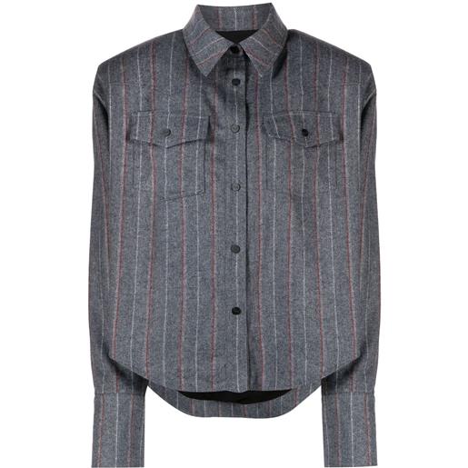 The Mannei camicia gessata - grigio