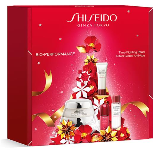 Shiseido bio-performance cofanetto regalo rituale di lotta contro il tempo
