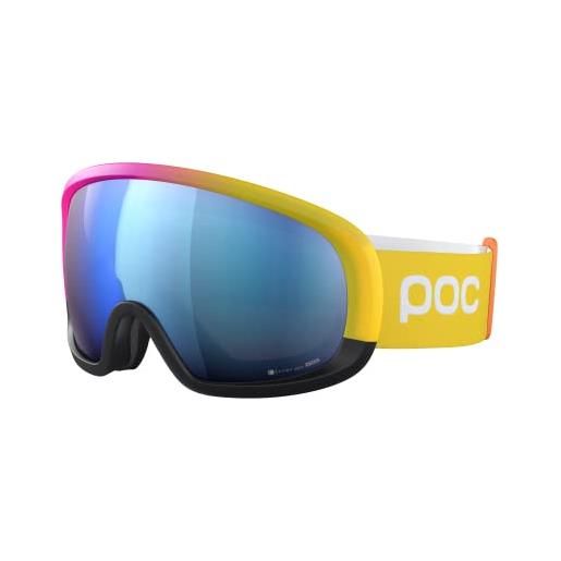 POC, fovea mid clarity comp unisex-adult, speedy gradient/uranium black/spektris blue, one size