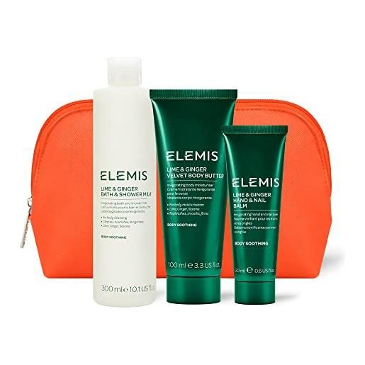 Elemis lime and ginger body care trio