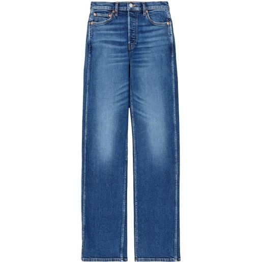 RE/DONE jeans a vita alta - blu