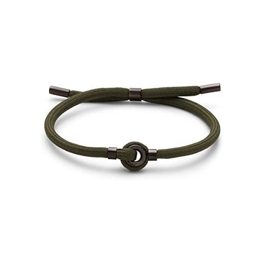 Mvmt braccialetto da donna collezione upcycled rope bracelet verde - 28200181