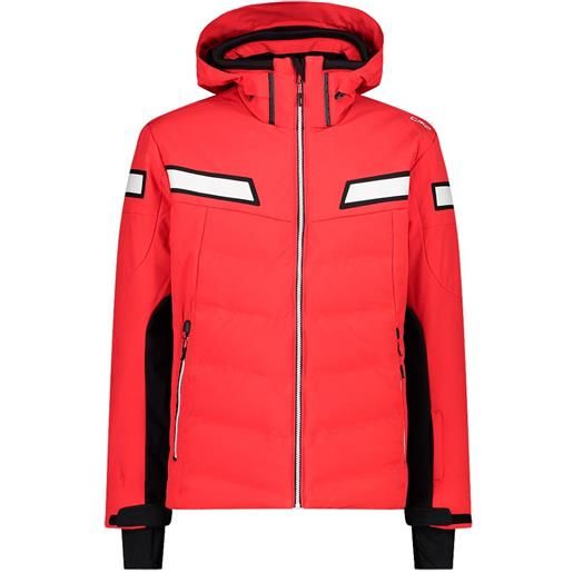 Cmp zip hood 32w0137 jacket rosso 2xl uomo
