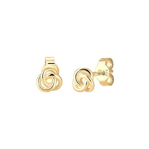 Elli CLASSIC SPARKLING 2 PACK - Orecchini - gold-coloured/dorato