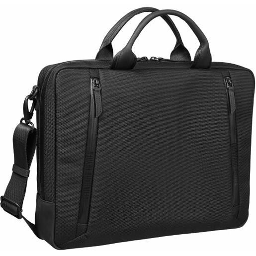 Leonhard Heyden helsinki briefcase 38 cm scomparto per laptop nero