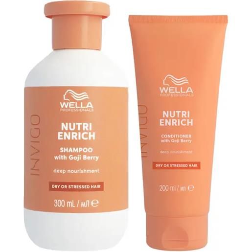 WELLA kit invigo nutri-enrich shampoo nutriente 300ml + balsamo 200ml