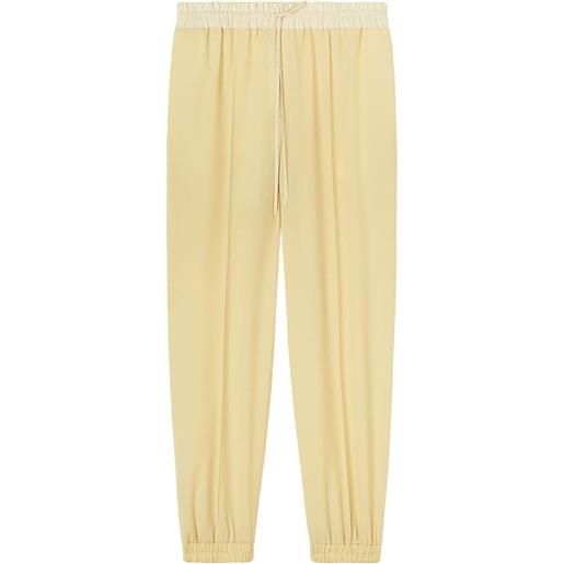 Jil Sander pantaloni con coulisse - giallo