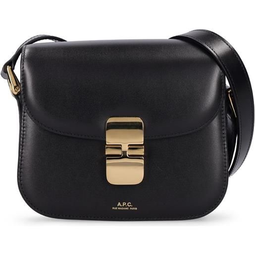 A.P.C. borsa mini grace in pelle